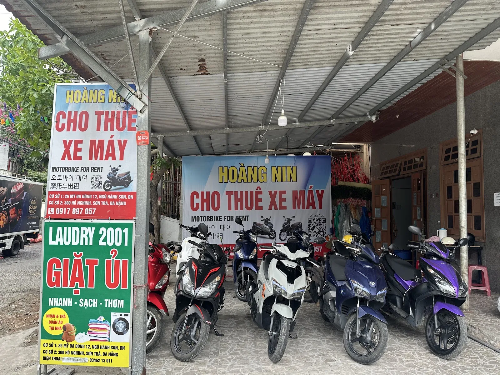 Thuê Xe Máy Hoàng Nin 2-Cheap Motorbike Rental-Da Nang